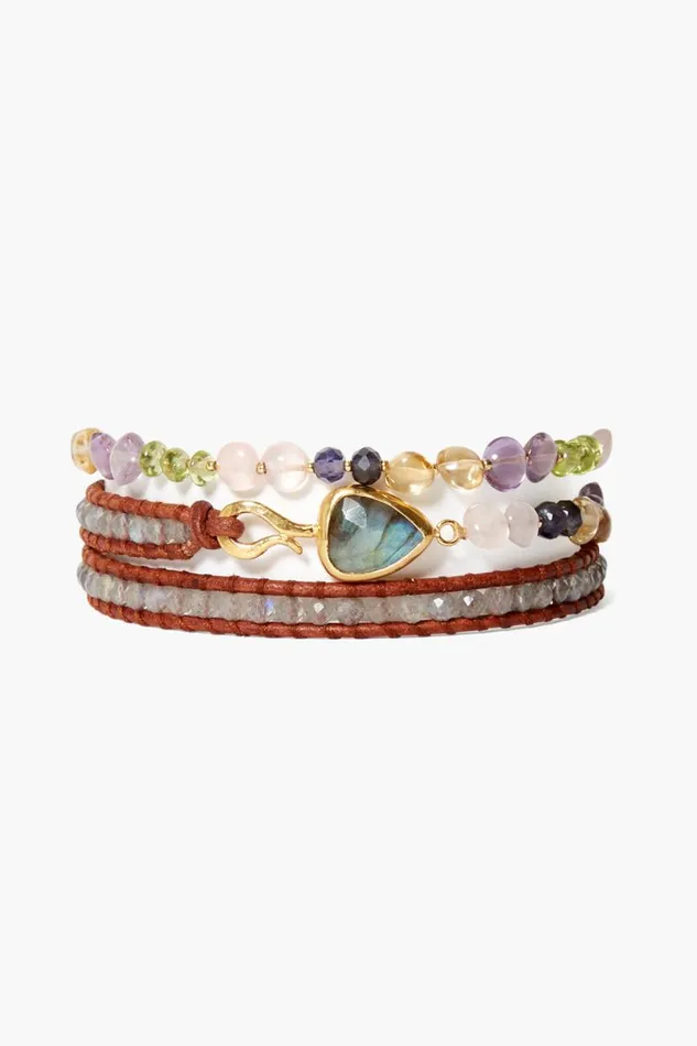 Chan Luu Rahel Wrap Bracelet Multi Mix Women Bracelets