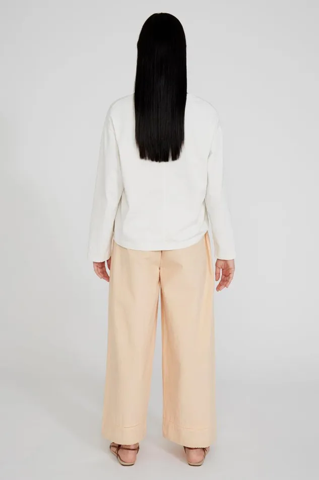 Chan Luu Ramona Poplin Pant Apricot Ice Women Bottoms