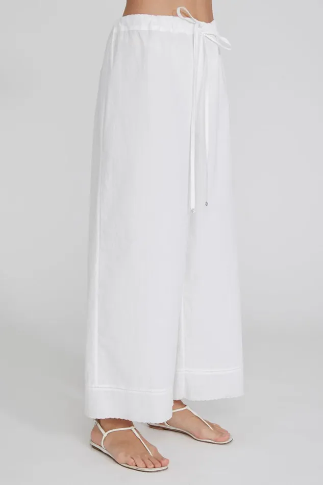 Chan Luu Ramona Poplin Pant White Women Bottoms