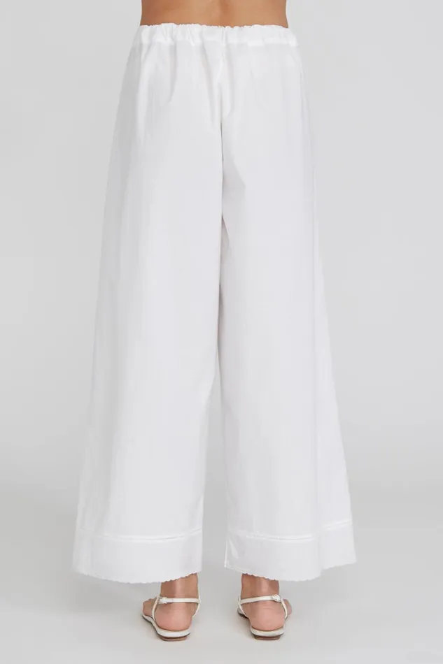 Chan Luu Ramona Poplin Pant White Women Bottoms