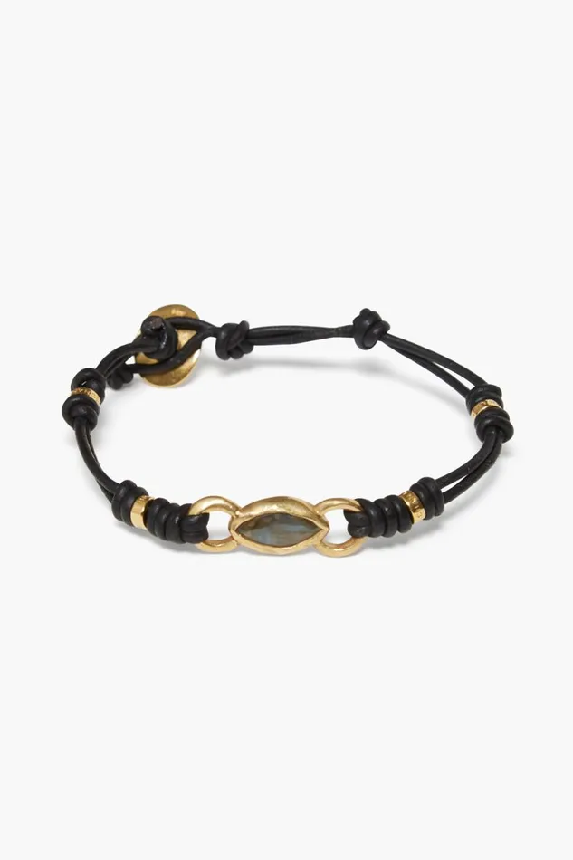 Chan Luu Reina Single Wrap Bracelet Labradorite Women Bracelets