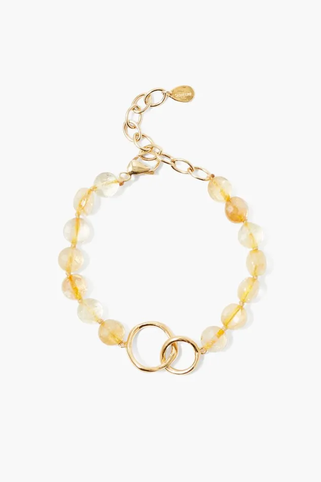 Chan Luu Reunion Link Bracelet Citrine Women Bracelets