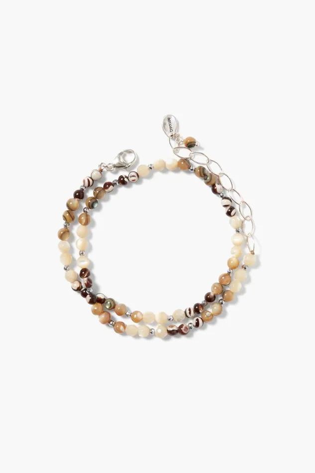 Chan Luu Rio Naked Wrap Bracelet Natural Mix Women Bracelets