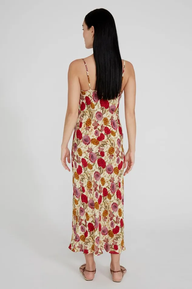 Chan Luu Rosalie Slip Dress Marigold Women Dresses