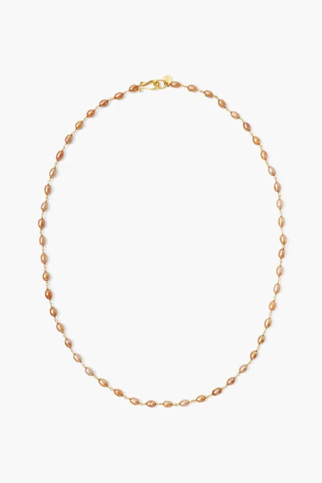Chan Luu Santa Fe Necklace Copper Pearl Women Necklaces