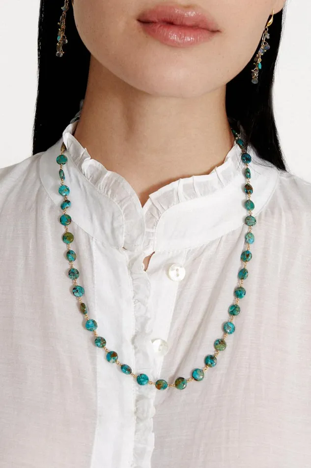Chan Luu Santa Fe Necklace Turquoise Women Necklaces