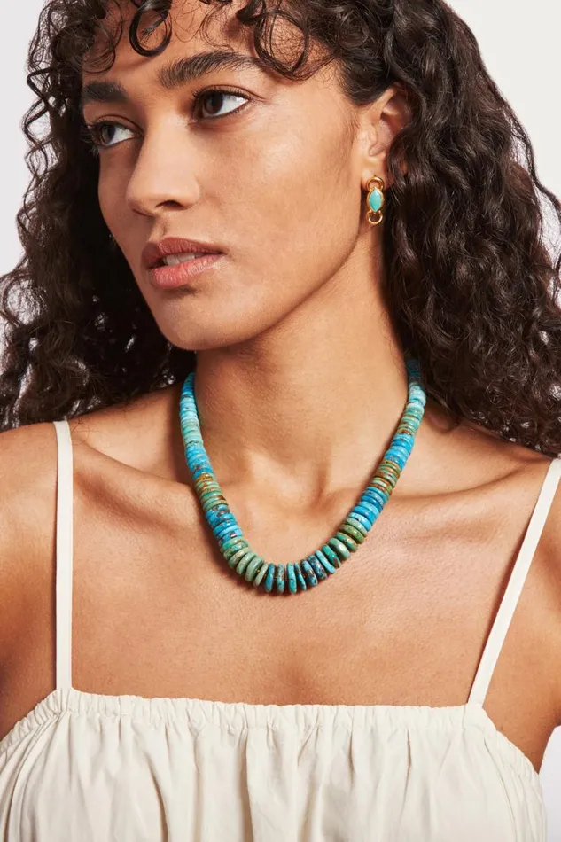 Chan Luu Sky Necklace Turquoise Women Necklaces