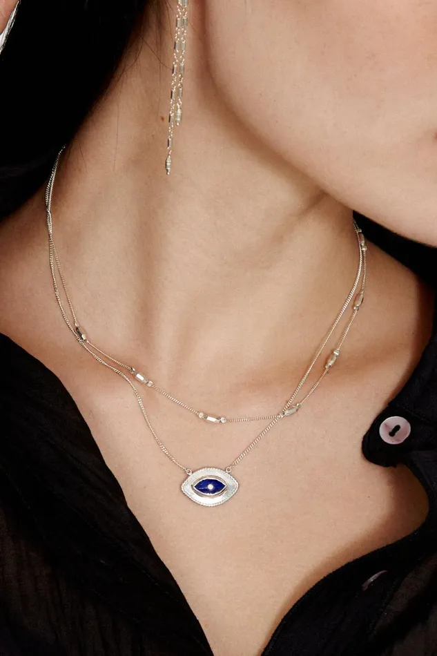 Chan Luu Suleyma Necklace Silver Women Necklaces