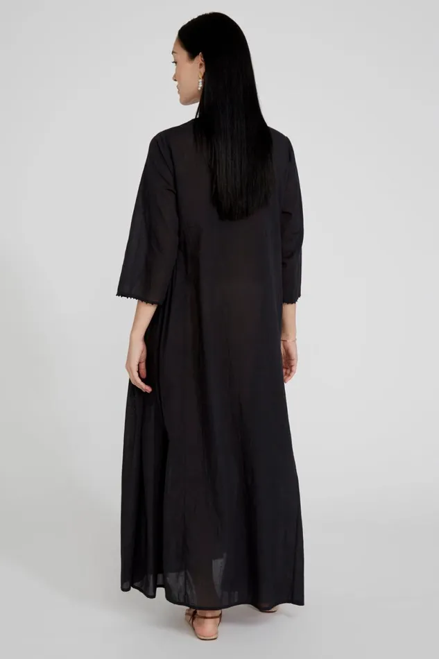 Chan Luu Tanya Plunge Dress Caviar Women Dresses