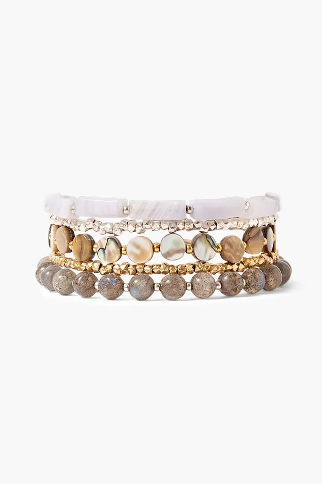 Chan Luu Taos Wrap Bracelet Blue Mix Women Bracelets
