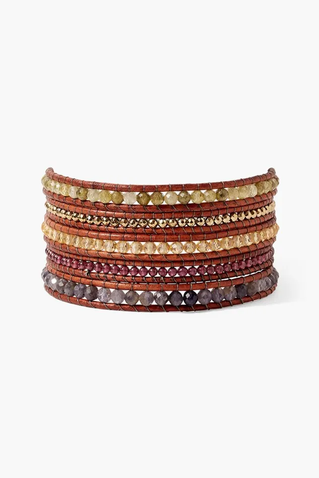 Chan Luu Terra Wrap Bracelet Multi Mix Women Bracelets