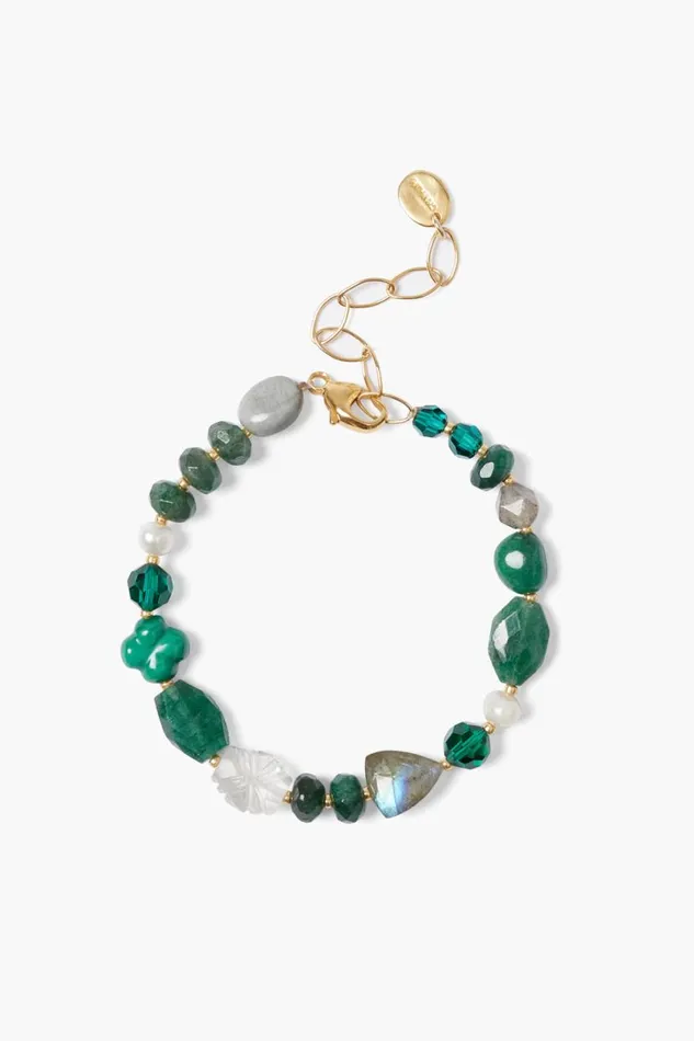 Chan Luu Viola Bracelet Green Aventurine Women Bracelets