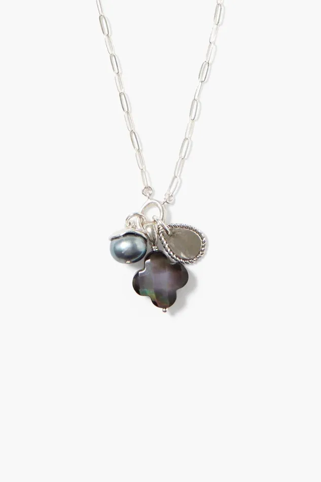 Chan Luu Vivienne Charm Necklace Silver Mix Women Necklaces