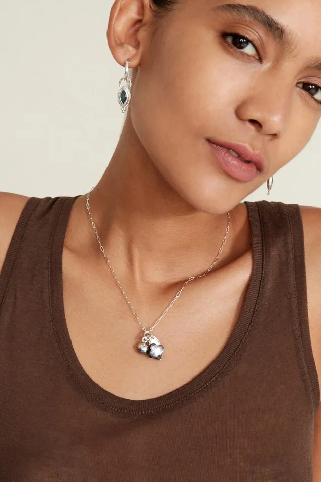 Chan Luu Vivienne Charm Necklace Silver Mix Women Necklaces
