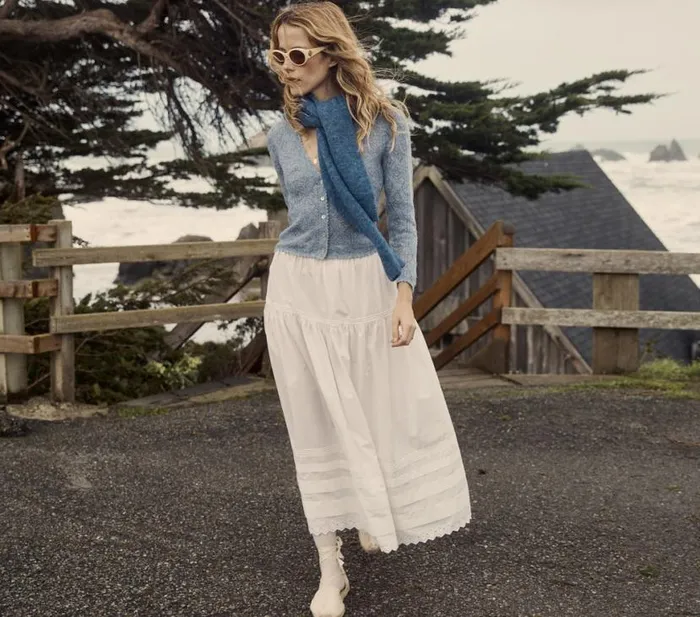 CHANDEL CARDIGAN Azure Shop DEN Knitwear