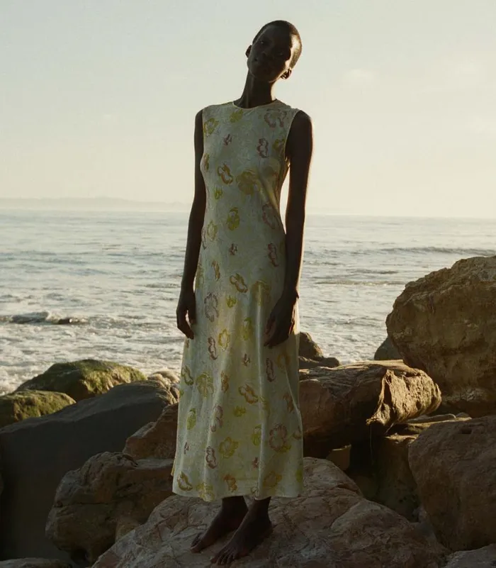 CHANDRA DRESS Citron Anemone Bloom Shop DEN Dresses