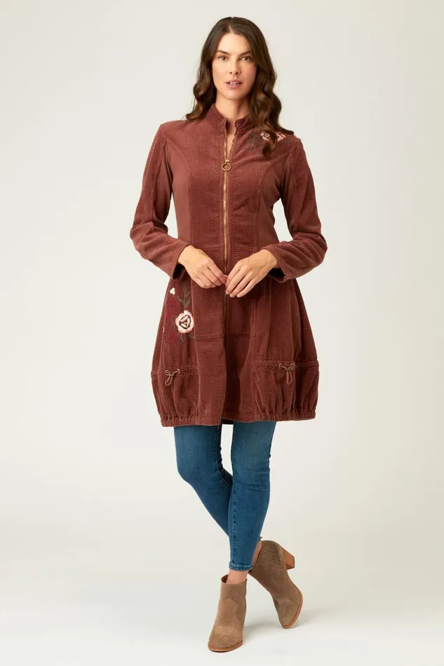 Chapman Jacket Dress Dark Nubuck Clothing XCVI Jackets