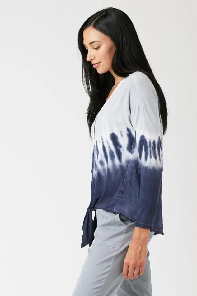 Chaski Tie Top Chisel Wash Nacre Clothing XCVI ShirtsBlouses