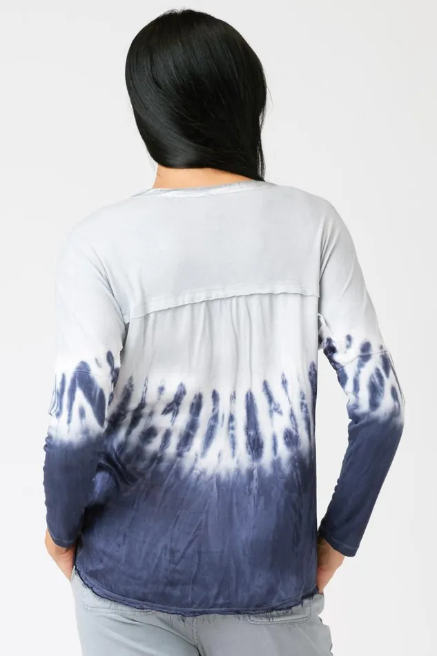Chaski Tie Top Chisel Wash Nacre Clothing XCVI ShirtsBlouses