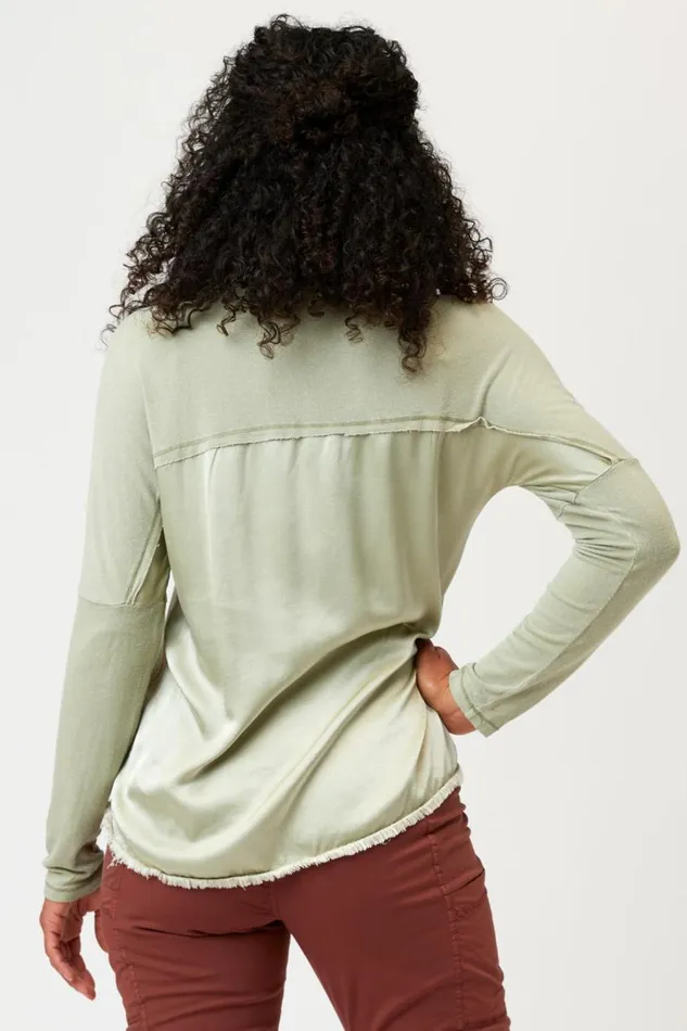 Chaski Tie Top Elm Pigment Clothing XCVI ShirtsBlouses