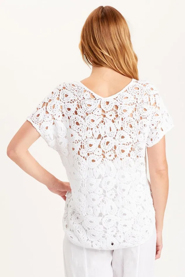 Chastain Top White Clothing XCVI ShirtsBlouses