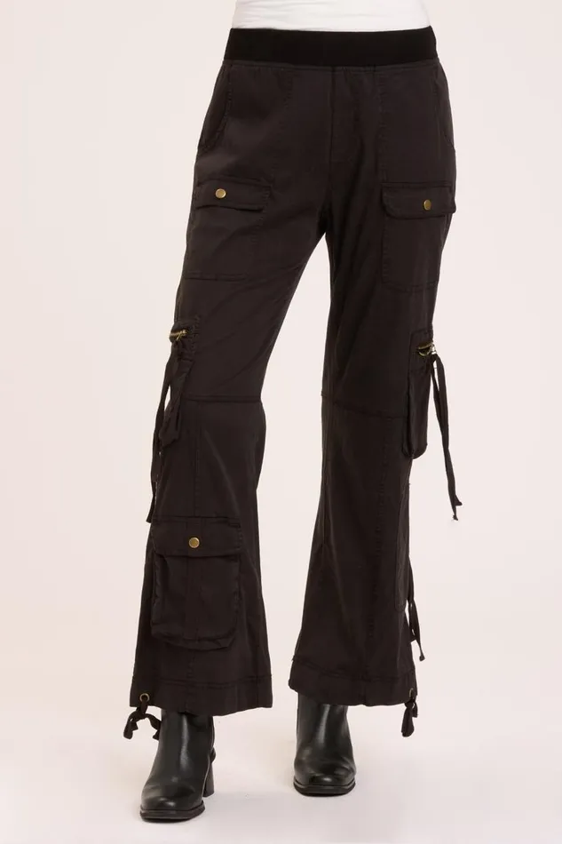 Chaucer Cargo Pant Black Clothing XCVI Pants