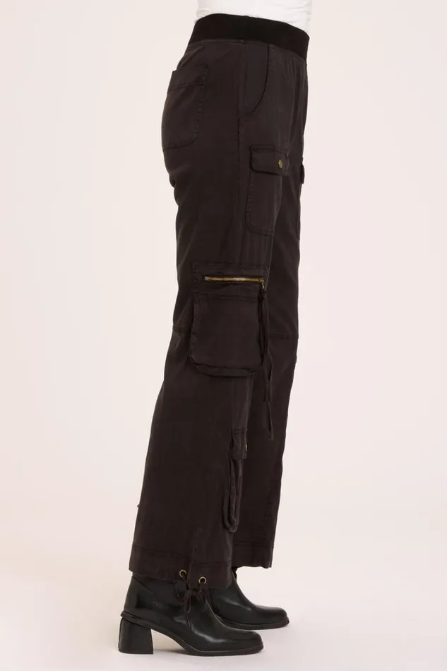 Chaucer Cargo Pant Black Clothing XCVI Pants