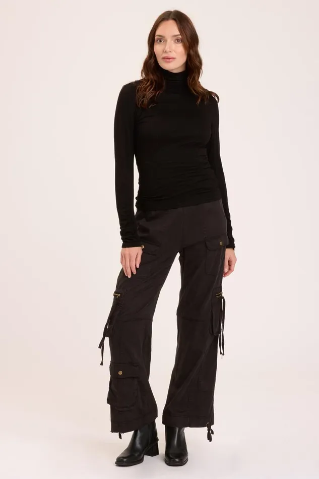 Chaucer Cargo Pant Black Clothing XCVI Pants