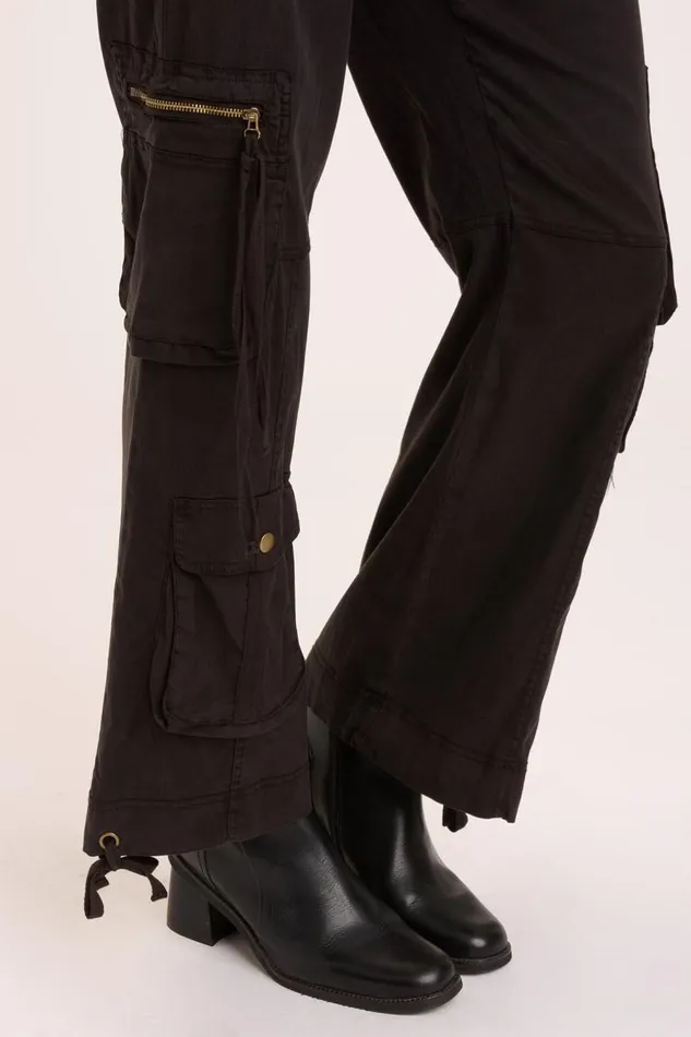 Chaucer Cargo Pant Black Clothing XCVI Pants