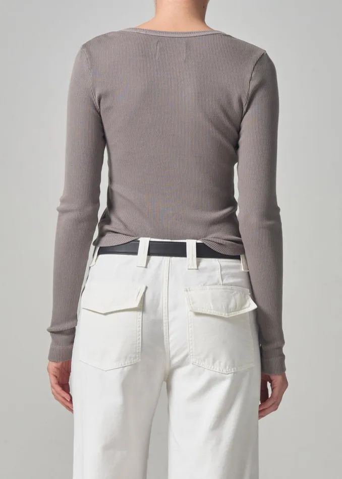 Citizens Of Humanity Anja Top Taupe Women Tops