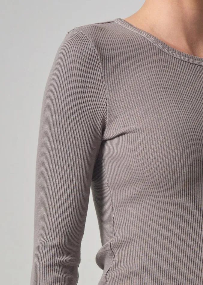 Citizens Of Humanity Anja Top Taupe Women Tops