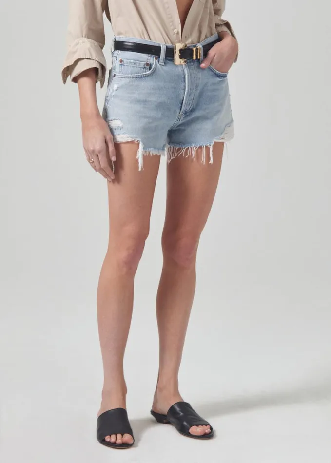 Citizens Of Humanity Annabelle Short Washed Ashore Women Shorts