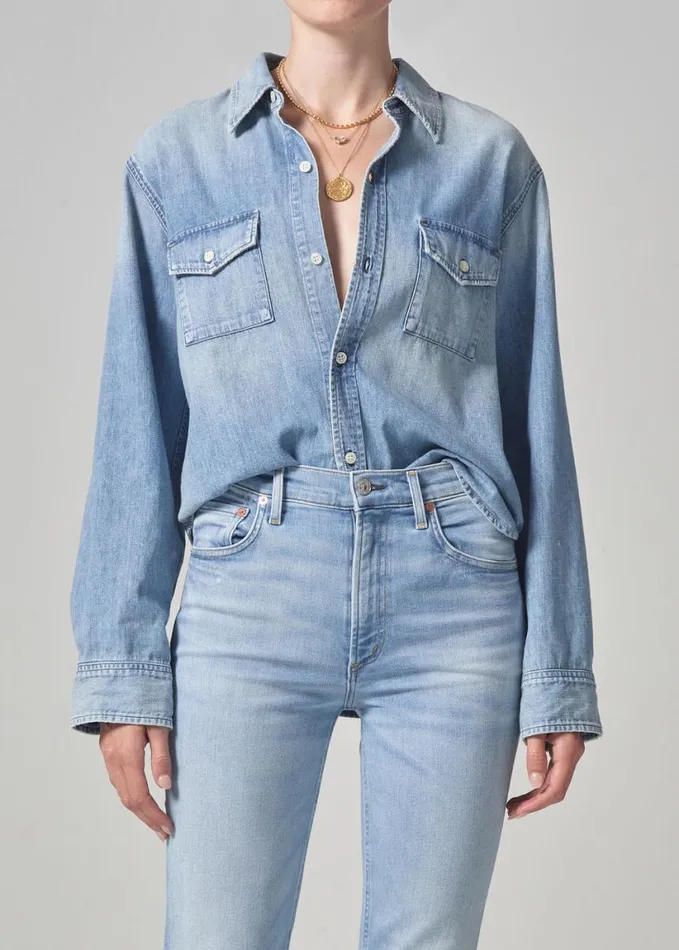 Citizens Of Humanity Baby Shay Shirt Curran Women Tops