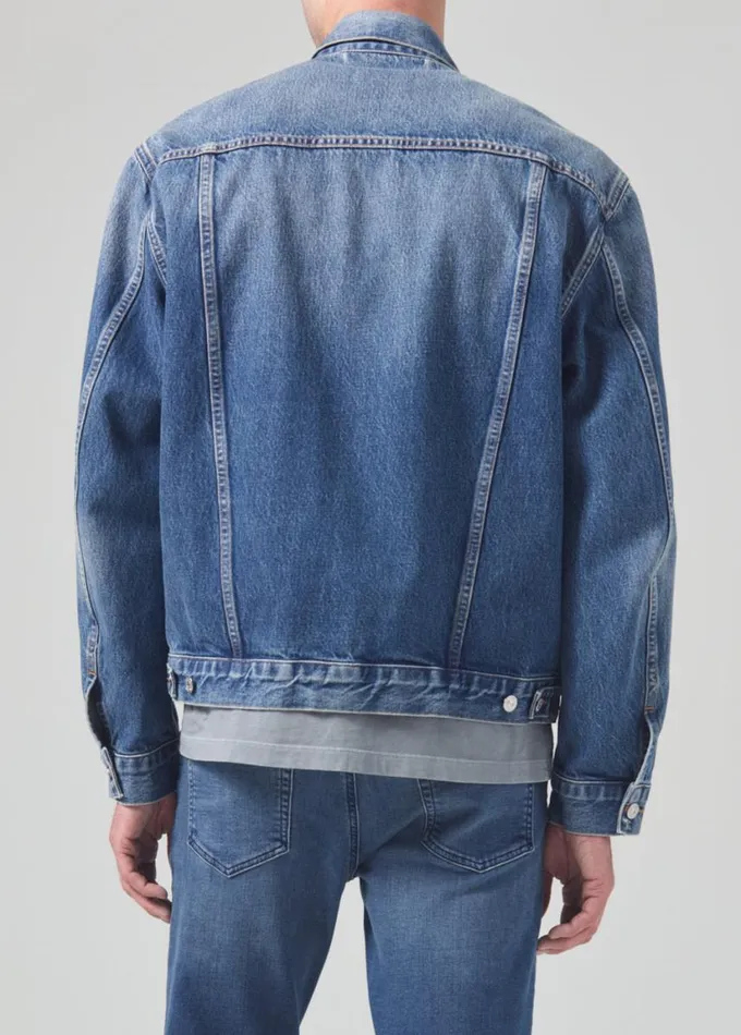Citizens Of Humanity Bamford Denim Jacket Siren Men Jackets