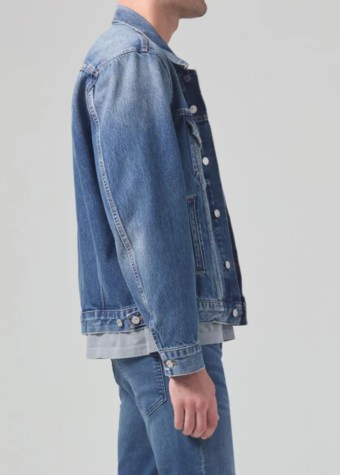 Citizens Of Humanity Bamford Denim Jacket Siren Men Jackets