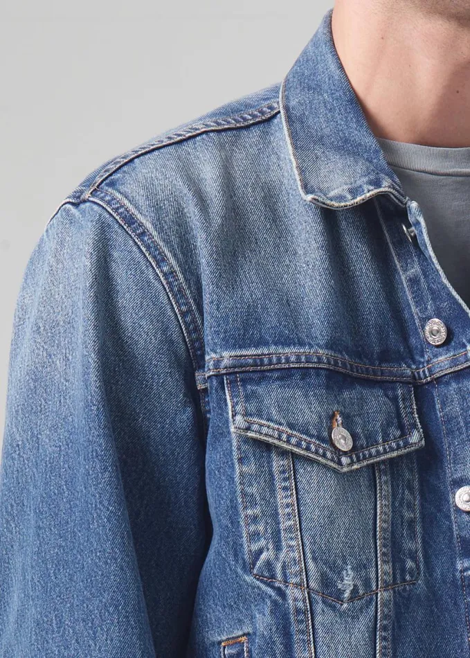 Citizens Of Humanity Bamford Denim Jacket Siren Men Jackets