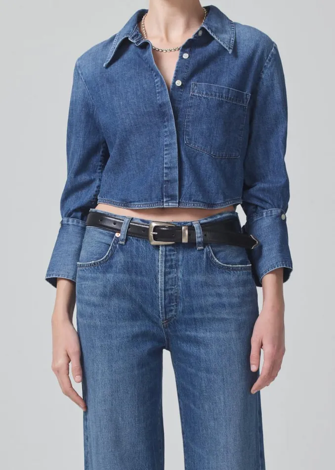 Citizens Of Humanity Bea Crop Top Ambrose Women Tops