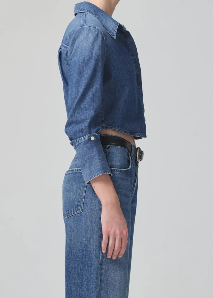 Citizens Of Humanity Bea Crop Top Ambrose Women Tops