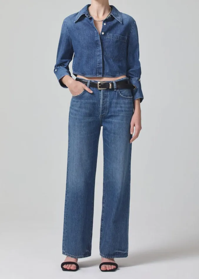 Citizens Of Humanity Bea Crop Top Ambrose Women Tops