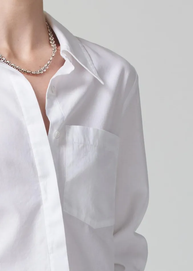Citizens Of Humanity Bea Crop Top White Women Tops