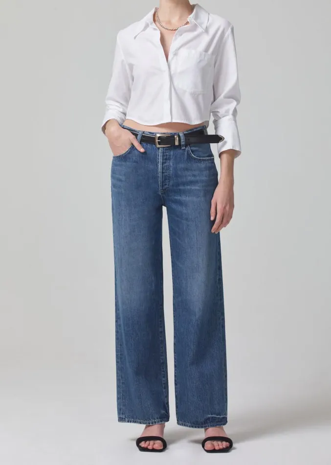 Citizens Of Humanity Bea Crop Top White Women Tops
