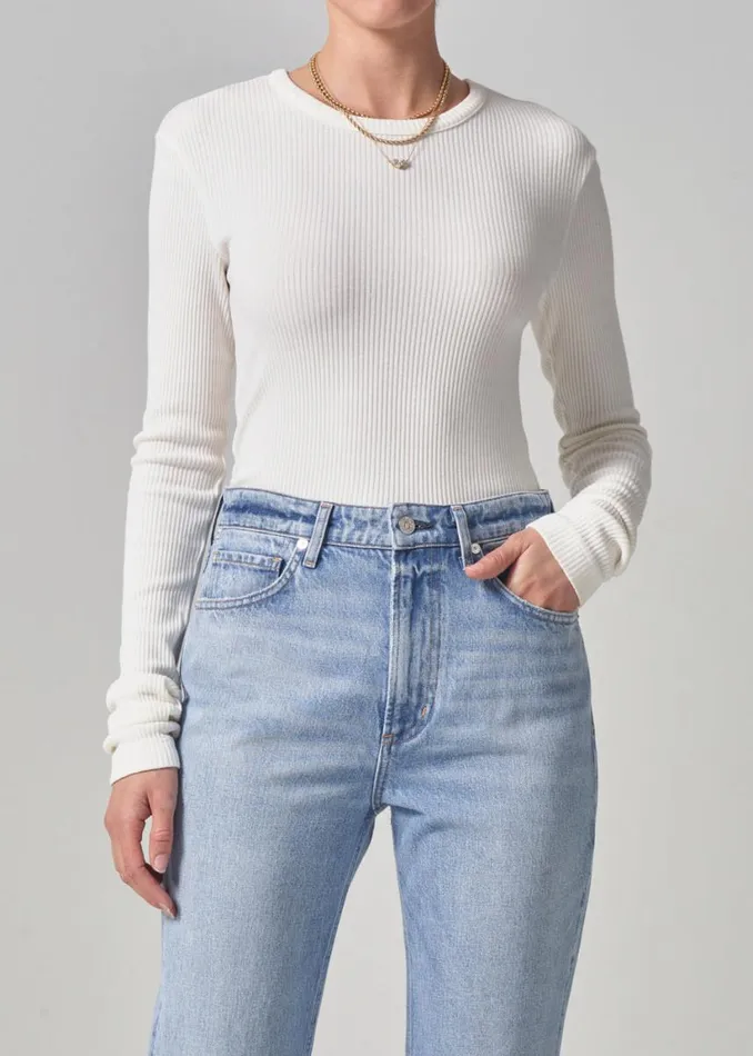 Citizens Of Humanity Bina Crewneck Pashmina Women Tops