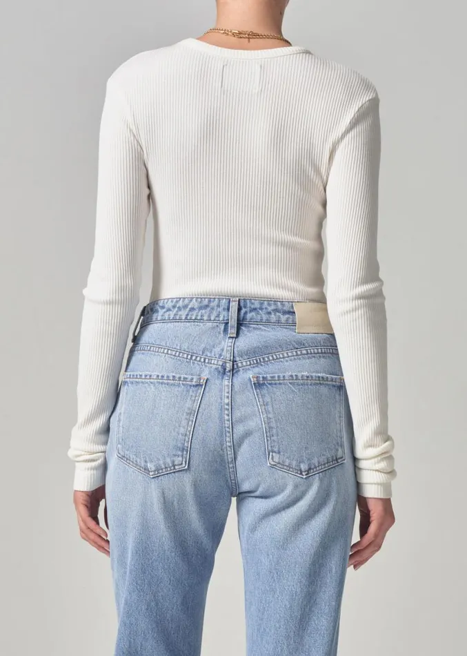 Citizens Of Humanity Bina Crewneck Pashmina Women Tops