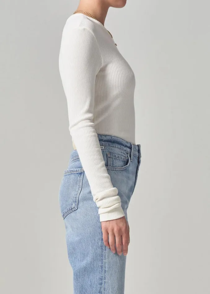 Citizens Of Humanity Bina Crewneck Pashmina Women Tops