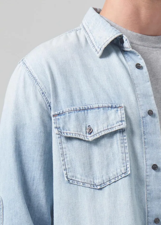 Citizens Of Humanity Cairo Utility Shirt Tempo Men Shirts