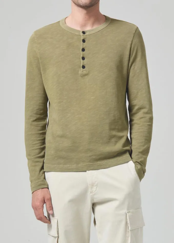 Citizens Of Humanity Classic Henley Canape Men Shirts