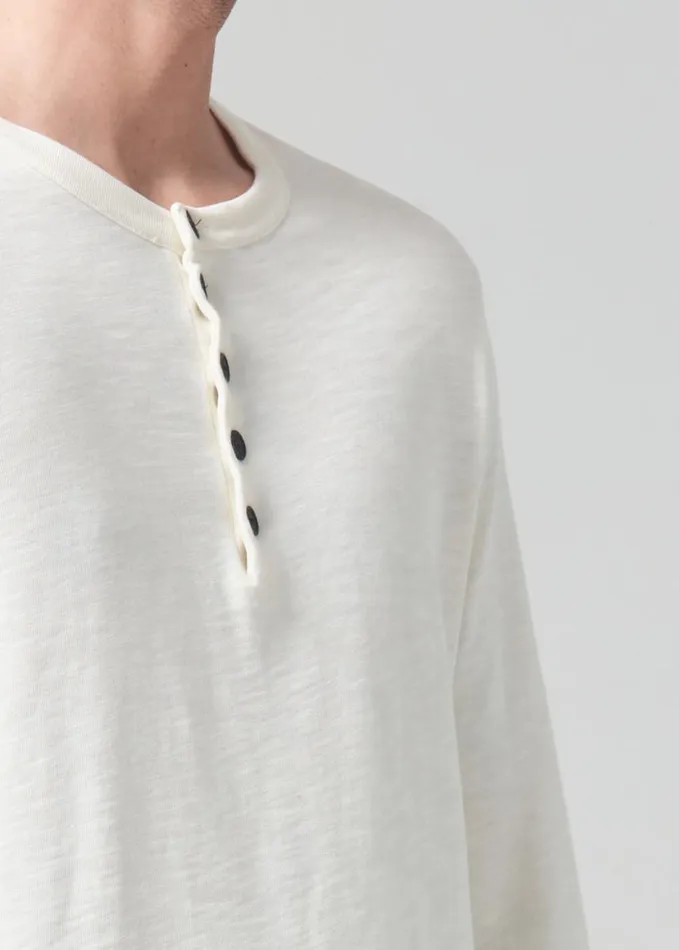 Citizens Of Humanity Classic Henley Canvas Men Shirts