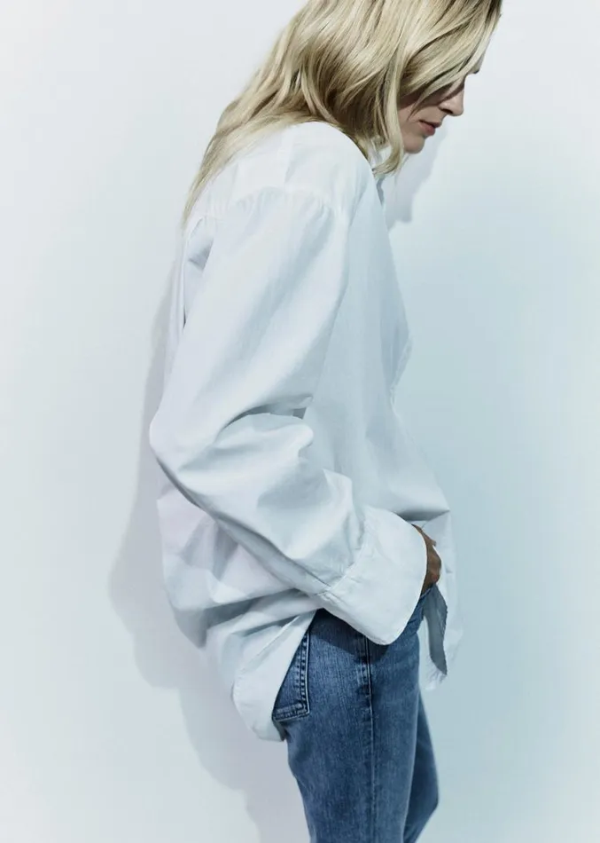 Citizens Of Humanity Cocoon Shirt Optic White Women Tops