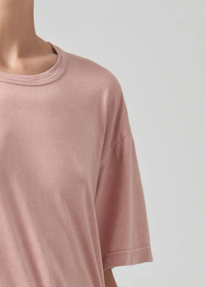 Citizens Of Humanity Elisabetta Relaxed Tee Mineral Roselle Women Tops