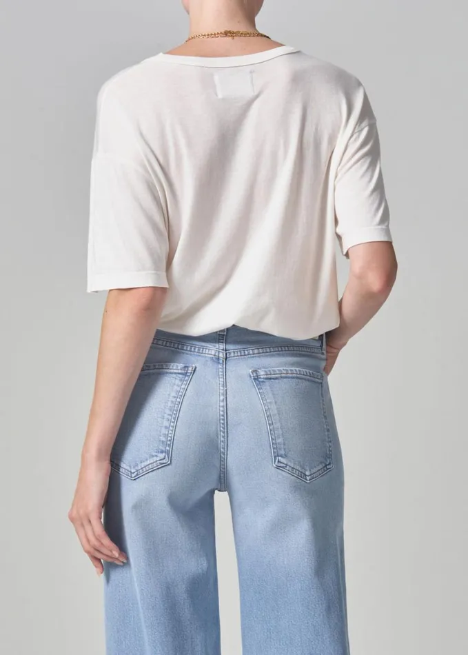 Citizens Of Humanity Elisabetta Relaxed Tee Pashmina Women Tops